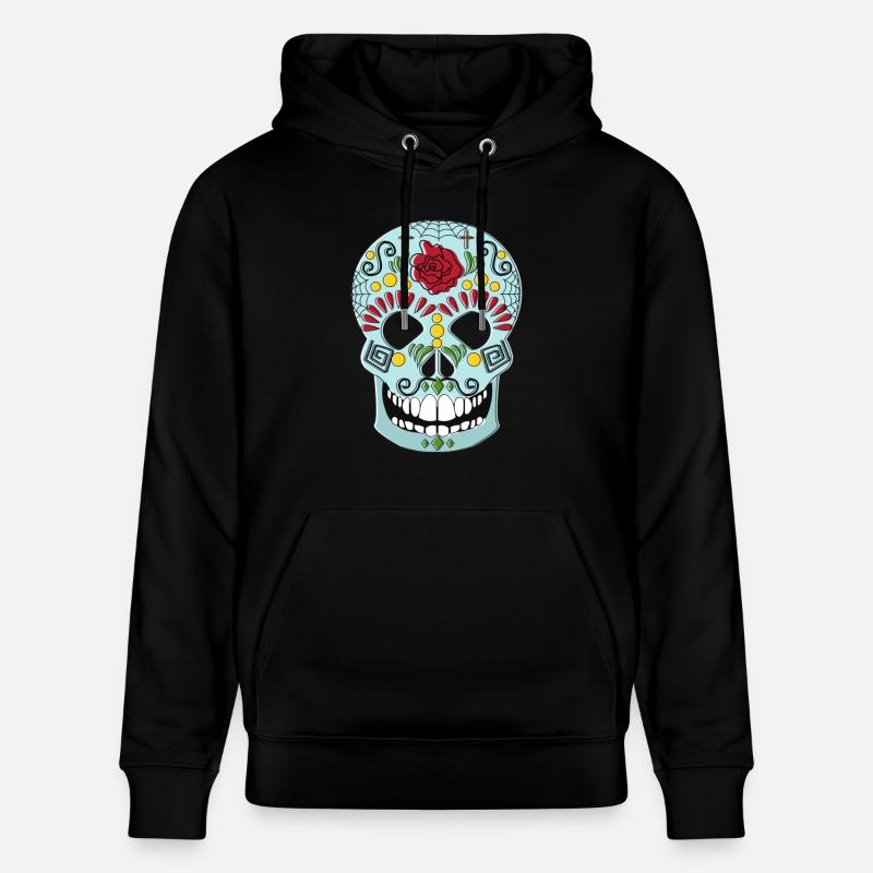 MEXICAINE SKULL - Sweat à capuche bio CRUISER Stanley/Stella Unisexe - noir