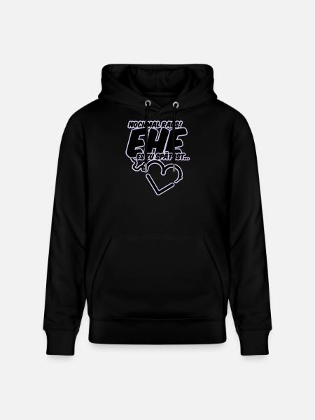 bachelor party wedding shower wedding - Stanley/Stella CRUISER Unisex Organic Hoodie - black
