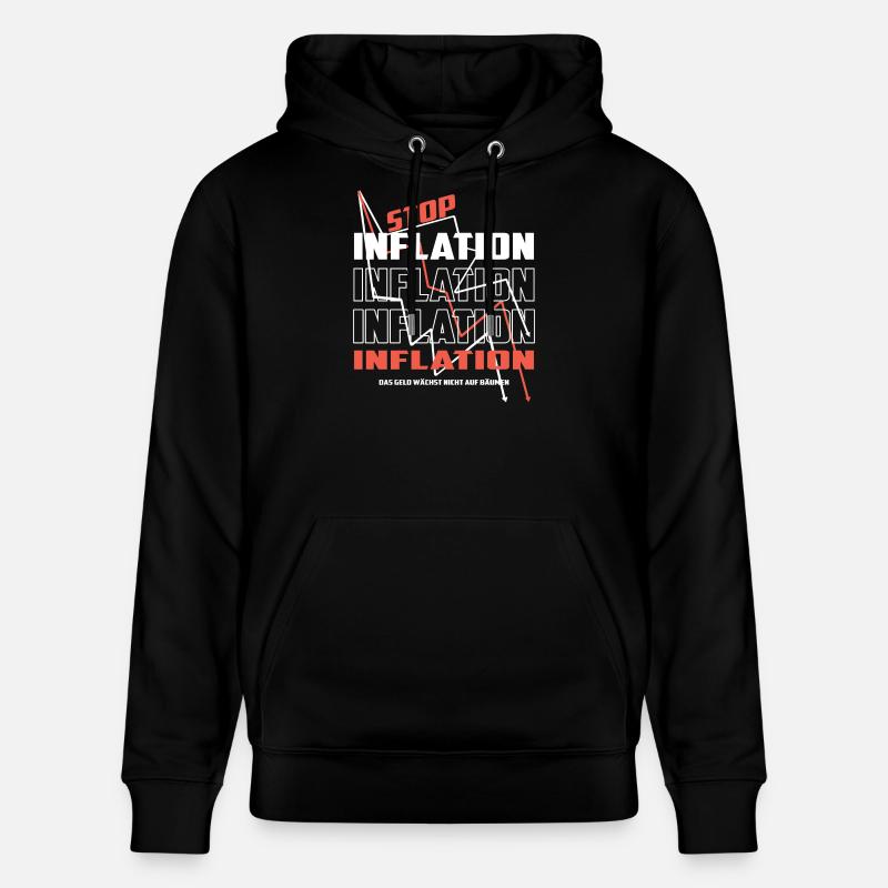 Arrêtez l’inflation - Sweat à capuche bio CRUISER Stanley/Stella Unisexe - noir