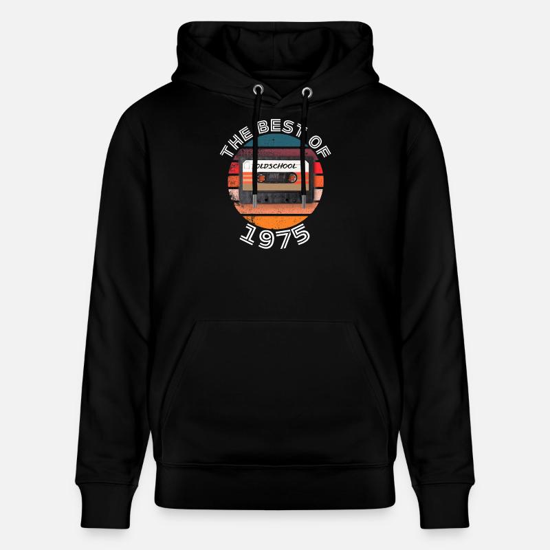 Le meilleur de 1975 - Sweat à capuche bio CRUISER Stanley/Stella Unisexe - noir