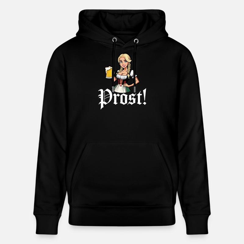 Prost - Sweat à capuche bio CRUISER Stanley/Stella Unisexe - noir