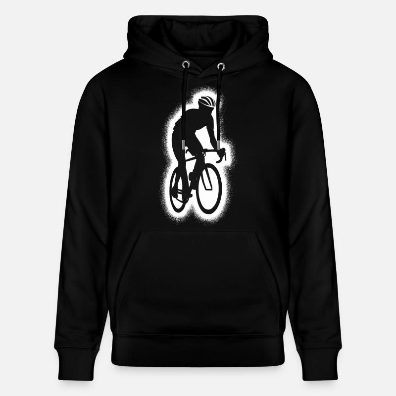 Vélo de route Vélo de route - Sweat à capuche bio CRUISER Stanley/Stella Unisexe - noir