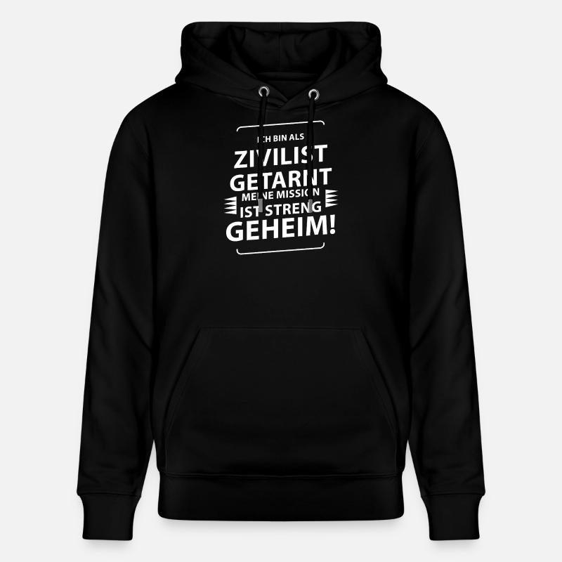 Costume de carnaval - Sweat à capuche bio CRUISER Stanley/Stella Unisexe - noir