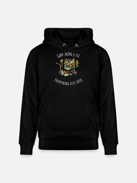 Garden Lover's Dream Schubkarren-Tee - Stanley/Stella Unisex Bio-Hoodie CRUISER  - Schwarz