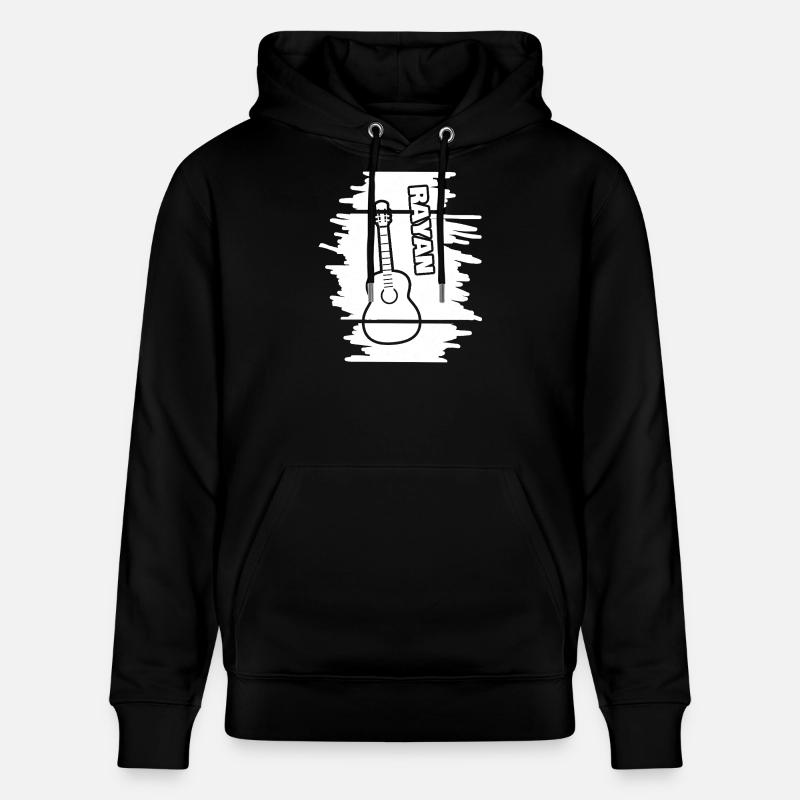 Guitariste Rayan - Sweat à capuche bio CRUISER Stanley/Stella Unisexe - noir