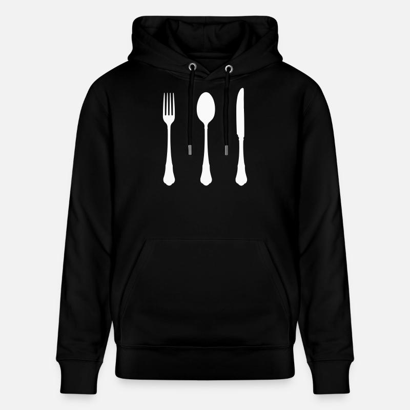Conception de silhouettes de couverts - Sweat à capuche bio CRUISER Stanley/Stella Unisexe - noir