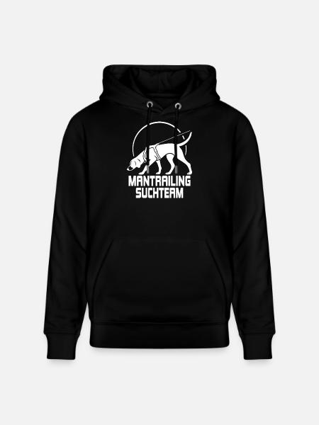 Foxhound Mantrailing Suchteam Hunde Hund - Stanley/Stella Unisex Bio-Hoodie CRUISER  - Schwarz