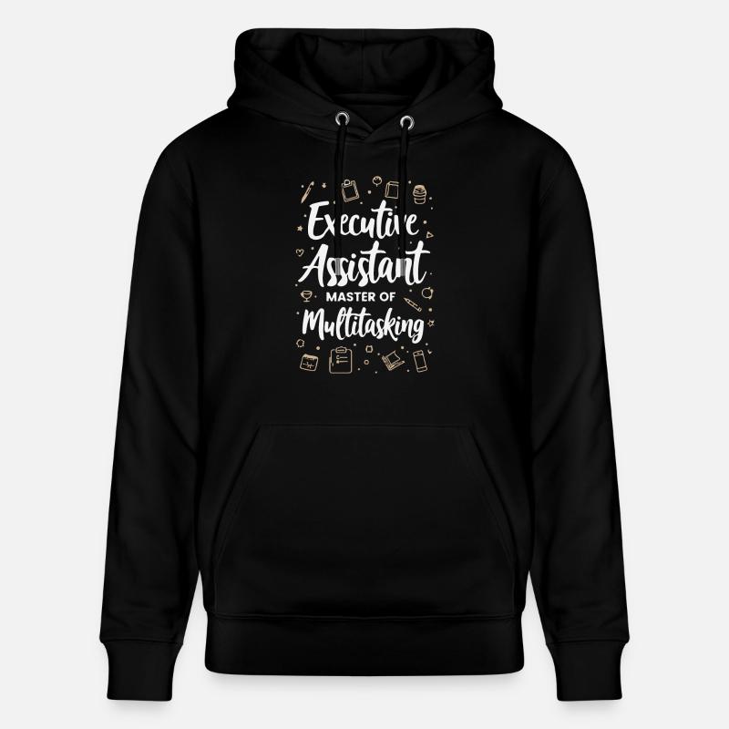 Assistent der Geschäftsführung Multitasking Expert - Stanley/Stella Unisex Bio-Hoodie CRUISER  - Schwarz