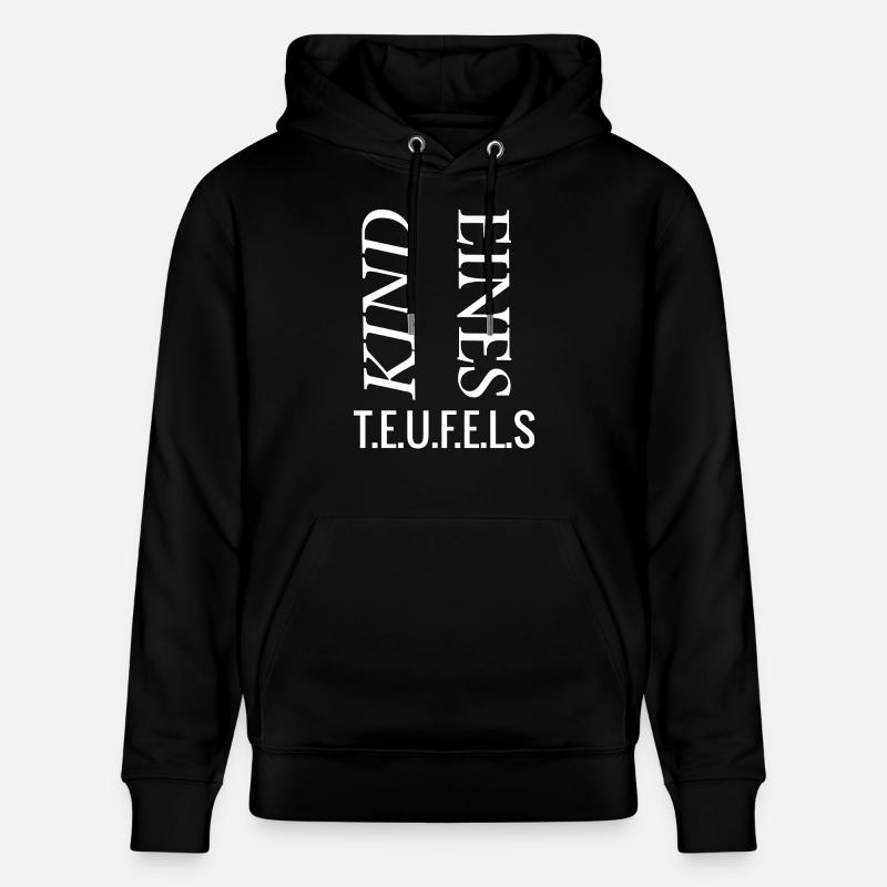 Kind eines Teufels - Stanley/Stella Unisex Bio-Hoodie CRUISER - Schwarz