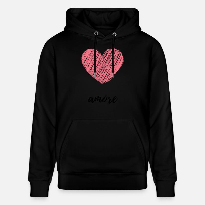 Amore - Sweat à capuche bio CRUISER Stanley/Stella Unisexe - noir