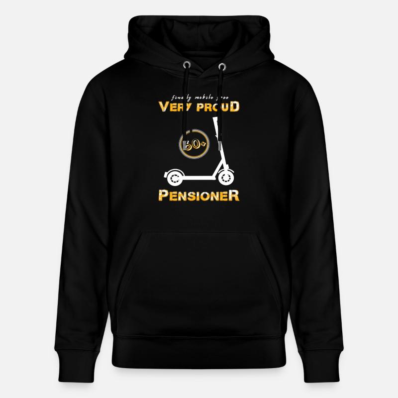 Pension de retraité mobile - Sweat à capuche bio CRUISER Stanley/Stella Unisexe - noir