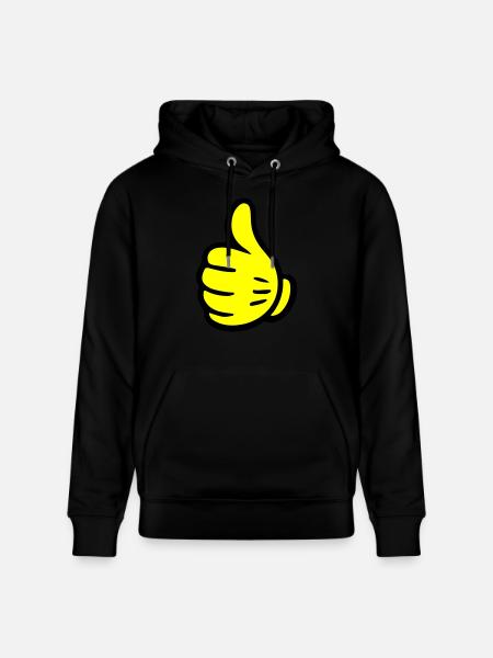 Hand Like Comic - Stanley/Stella Unisex Bio-Hoodie CRUISER - Schwarz