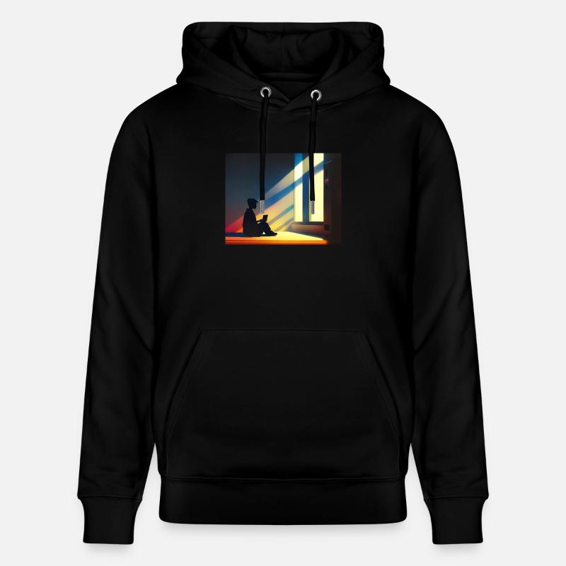 Lofi - Dude - Stanley/Stella Unisex Bio-Hoodie CRUISER  - Schwarz