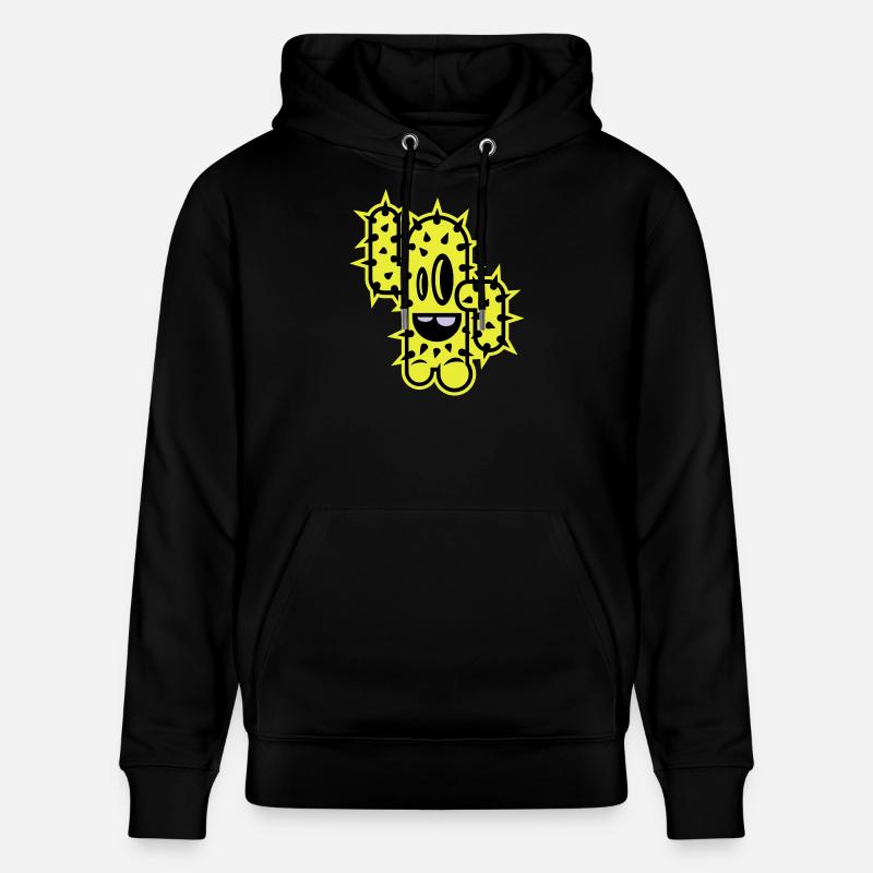 cactus hauts cinq comique - Sweat à capuche bio CRUISER Stanley/Stella Unisexe - noir