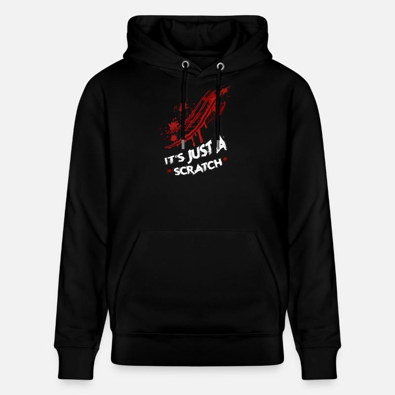 Marque à gratter d’Halloween - Sweat à capuche bio CRUISER Stanley/Stella Unisexe - noir