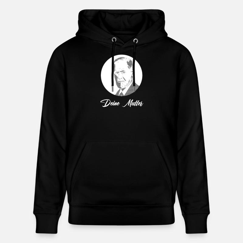 Deine Mutter - Stanley/Stella Unisex Bio-Hoodie CRUISER  - Schwarz