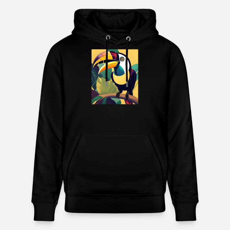 Toucan - Sweat à capuche bio CRUISER Stanley/Stella Unisexe - noir