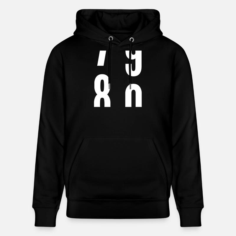 80 ans - Sweat à capuche bio CRUISER Stanley/Stella Unisexe - noir