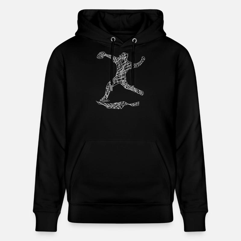 Base-ball - Sweat à capuche bio CRUISER Stanley/Stella Unisexe - noir