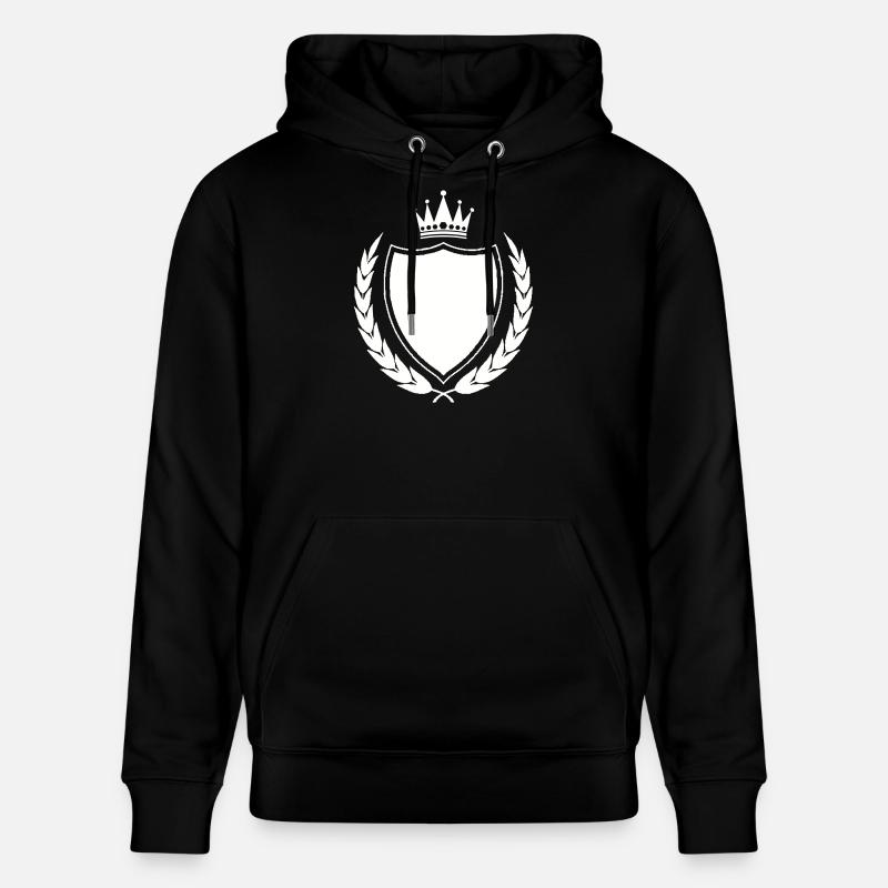Emblème des armoiries royales - Sweat à capuche bio CRUISER Stanley/Stella Unisexe - noir