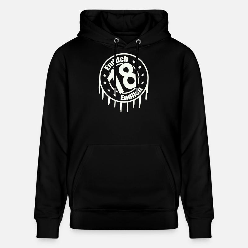 enfin 18 - Sweat à capuche bio CRUISER Stanley/Stella Unisexe - noir