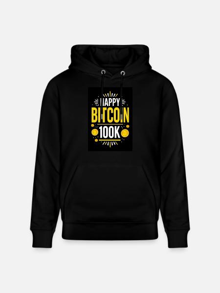 Happy Bitcoin 100K! - Stanley/Stella Unisex Bio-Hoodie CRUISER  - Schwarz