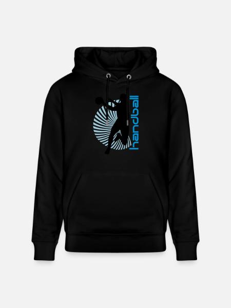 Spirale Handballer - Stanley/Stella Unisex Bio-Hoodie CRUISER - Schwarz