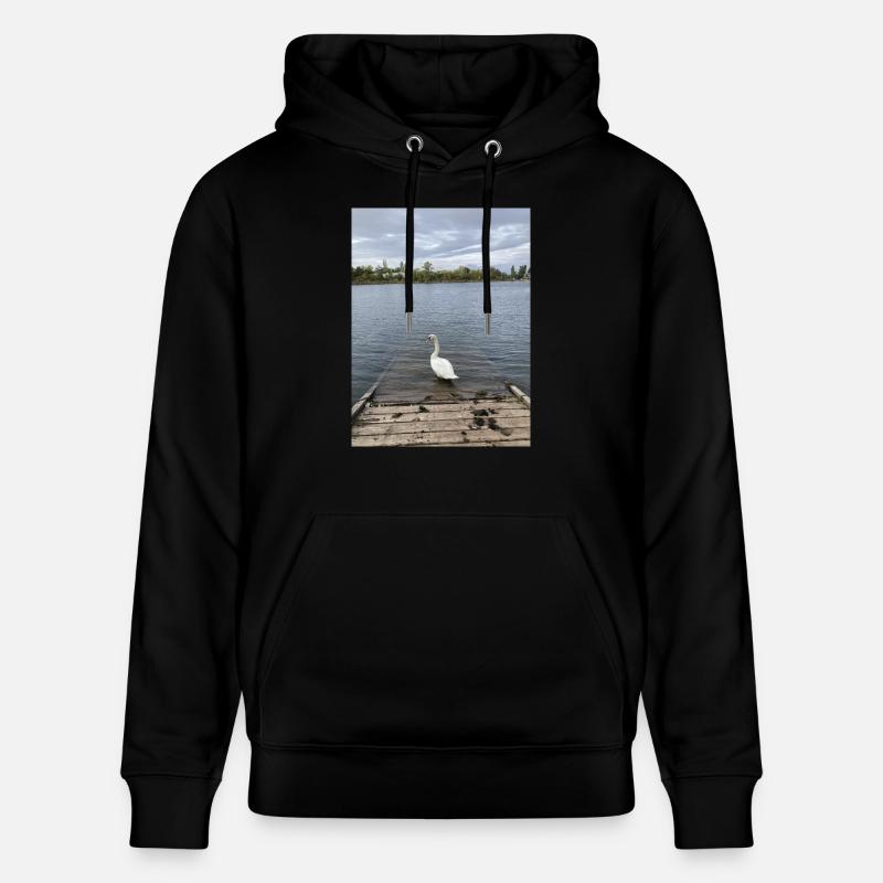 Cygne - Sweat à capuche bio CRUISER Stanley/Stella Unisexe - noir