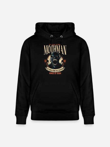 Mothman Dark Cryptid Legend Virginie-Occidentale - Sweat à capuche bio CRUISER Stanley/Stella Unisexe - noir