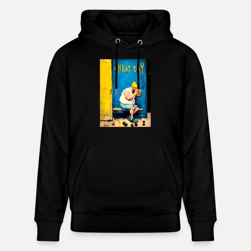 « Cheat Day » de van Gogh - Sweat à capuche bio CRUISER Stanley/Stella Unisexe - noir