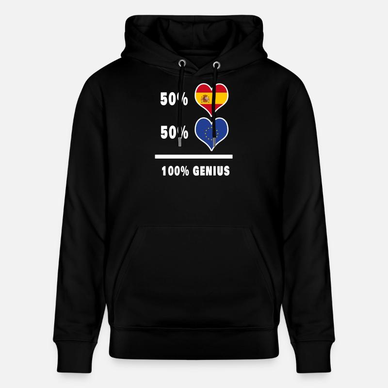 L'Europe et l'Espagne génie / cadeau - Sweat à capuche bio CRUISER Stanley/Stella Unisexe - noir