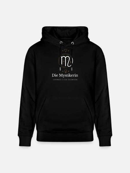 Die Mystikerin Virgo Logo - Stanley/Stella Unisex Bio-Hoodie CRUISER - Schwarz