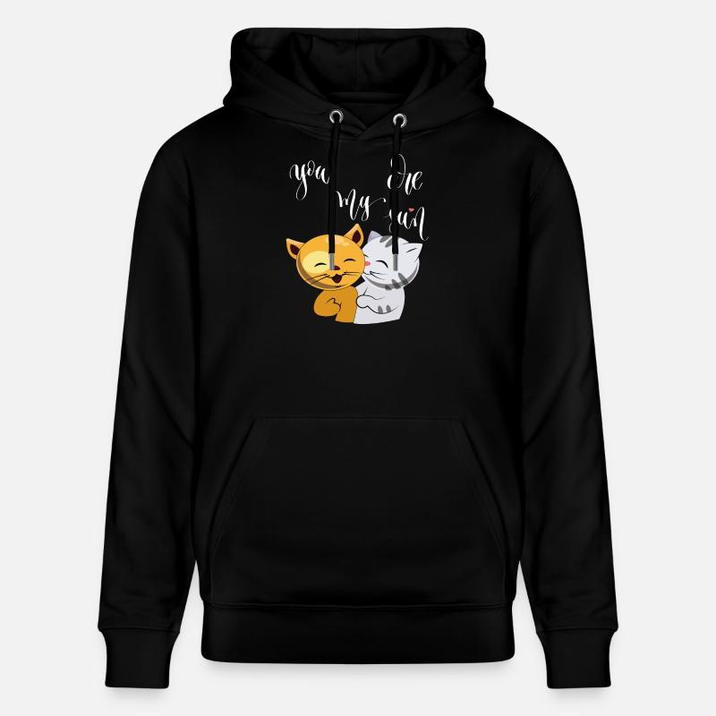 Chats, vous êtes mon Soleil - Sweat à capuche bio CRUISER Stanley/Stella Unisexe - noir