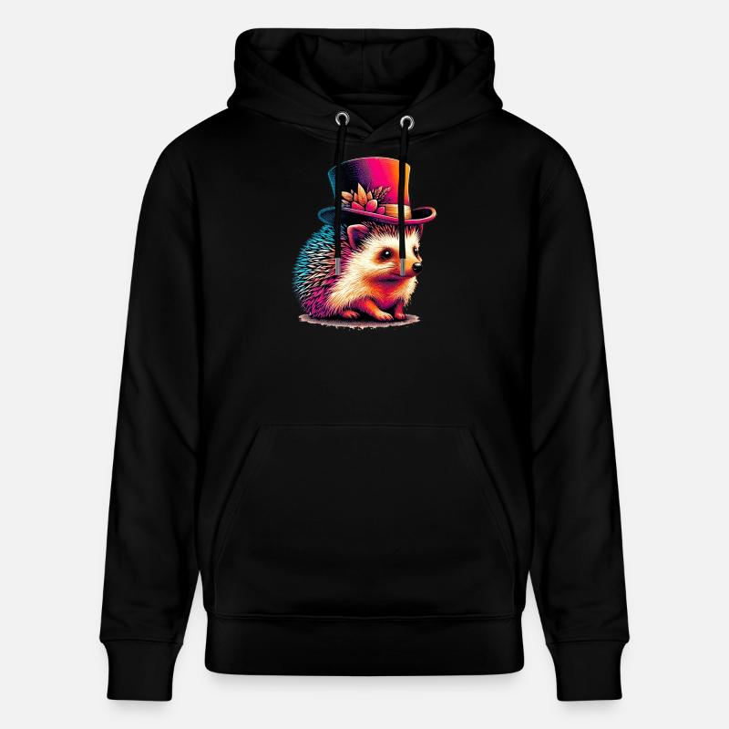 Hérisson - Sweat à capuche bio CRUISER Stanley/Stella Unisexe - noir