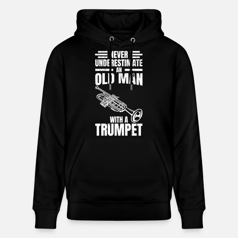 Trompettes Papi - Sweat à capuche bio CRUISER Stanley/Stella Unisexe - noir