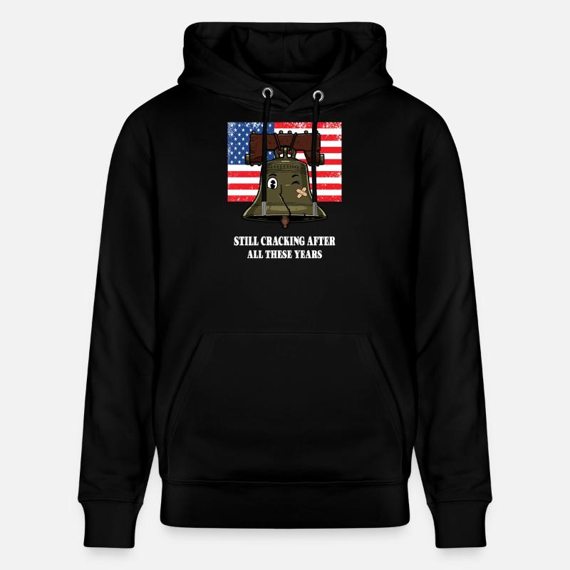 Cloche de la Liberté - Sweat à capuche bio CRUISER Stanley/Stella Unisexe - noir