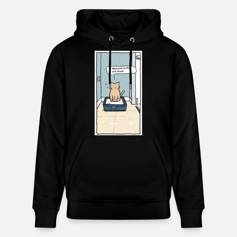 Humour de circonstance de litière - Sweat à capuche bio CRUISER Stanley/Stella Unisexe - noir