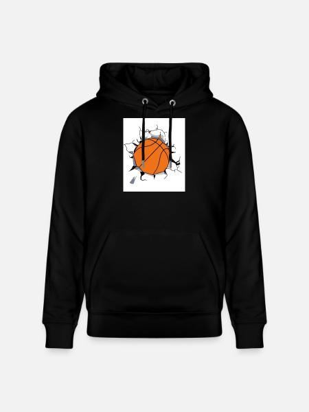 Basket - Sweat à capuche bio CRUISER Stanley/Stella Unisexe - noir