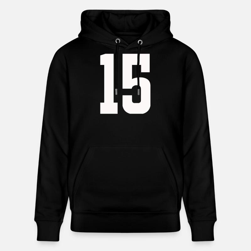 Numéro 15 - Sweat à capuche bio CRUISER Stanley/Stella Unisexe - noir