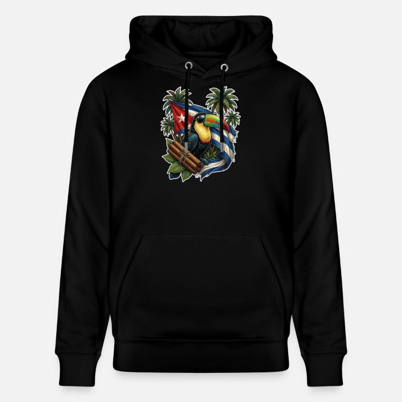 Cigare de toucan de Cuba - Sweat à capuche bio CRUISER Stanley/Stella Unisexe - noir