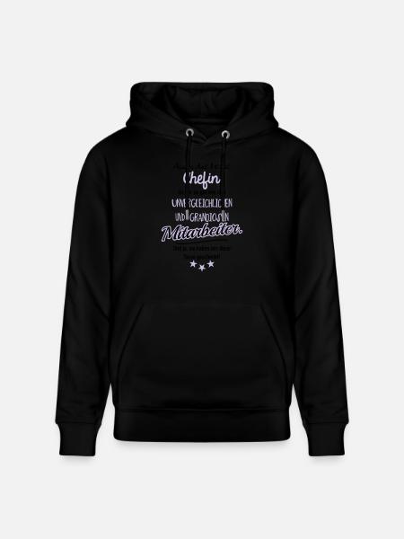 Beste Chefin Tasse - Stanley/Stella Unisex Bio-Hoodie CRUISER - Schwarz