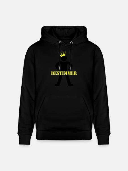 Bestimmer_2C - Stanley/Stella Unisex Bio-Hoodie CRUISER  - Schwarz