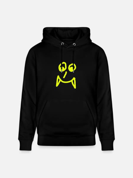 Vampire's face - Stanley/Stella CRUISER Unisex Organic Hoodie - black