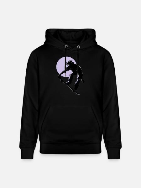 skater - Stanley/Stella Unisex Bio-Hoodie CRUISER - Schwarz