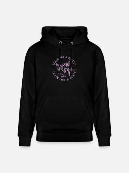 FF-Damen Farbgurt Beast - Stanley/Stella Unisex Bio-Hoodie CRUISER  - Schwarz