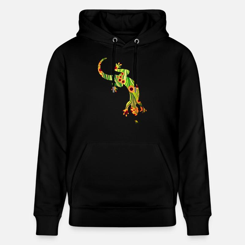 Lézard E 110 - Sweat à capuche bio CRUISER Stanley/Stella Unisexe - noir