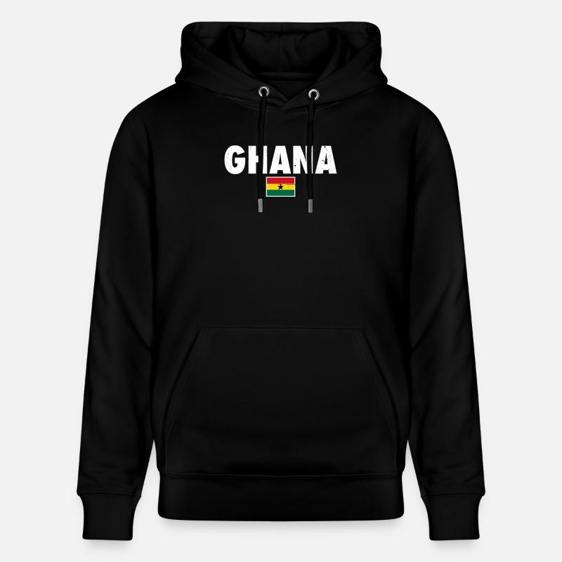 Ghana Drapeau ghanéen Ghanéen - Sweat à capuche bio CRUISER Stanley/Stella Unisexe - noir