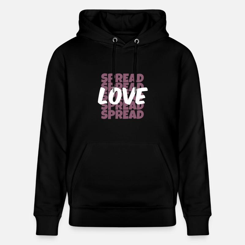Conception de chemise Spread Love - Sweat à capuche bio CRUISER Stanley/Stella Unisexe - noir