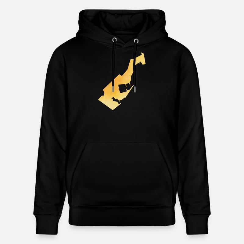 Monaco - Sweat à capuche bio CRUISER Stanley/Stella Unisexe - noir