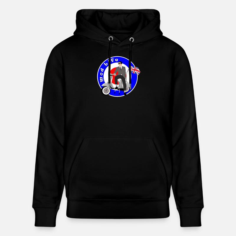 Mod Life - Sweat à capuche bio CRUISER Stanley/Stella Unisexe - noir